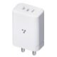 Ambrane 45W BoostedSpeed Type-C Port Charger Adapter, Fast Charger with PD Technology, MacBook & Type-C Laptop Charging, iPhone & Android, Made in India, Compact & Durable (RAAP 45, White)