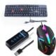 Di Innovating Technology DI combo of 3 ( keyboard, RGB mouse , 4 port usb 3.0 hub) Combo Set