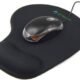 STRIFF Gel Wrist Support Mouse pad Gaming Mouse Pad with Lycra Cloth - Nonslip Mousepad??(Black)