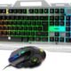Frontech KB-0039 Wired Super Design Gaming Keyboard and Optical Mouse| RGB Backlight Combo Set??(Black)