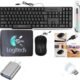 Mophonics Wired Keyboard-Mouse, MousePad, C-OTG, 1W USB LED Bulb, Cable Protector ( Set-6) Combo Set??(Multicolor)